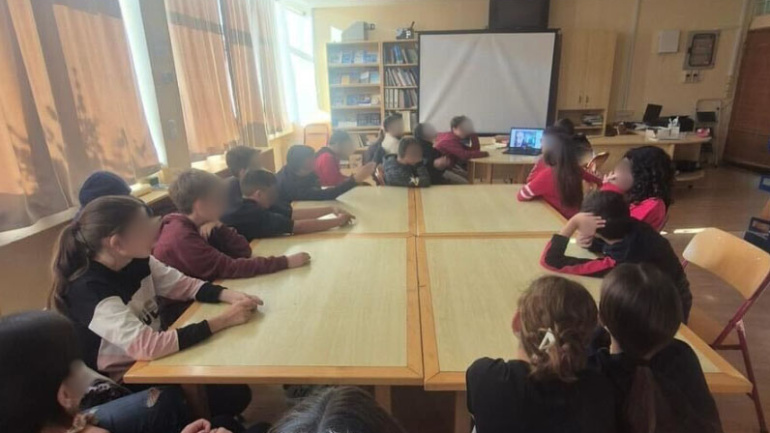 AMASE online event with students from the remote island of Lemnos