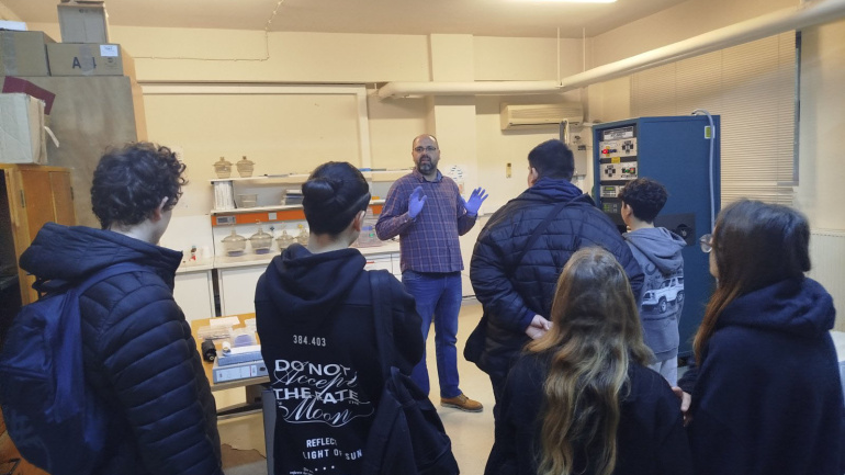 AMASE event with Students of the Gymnasium of Anixi
